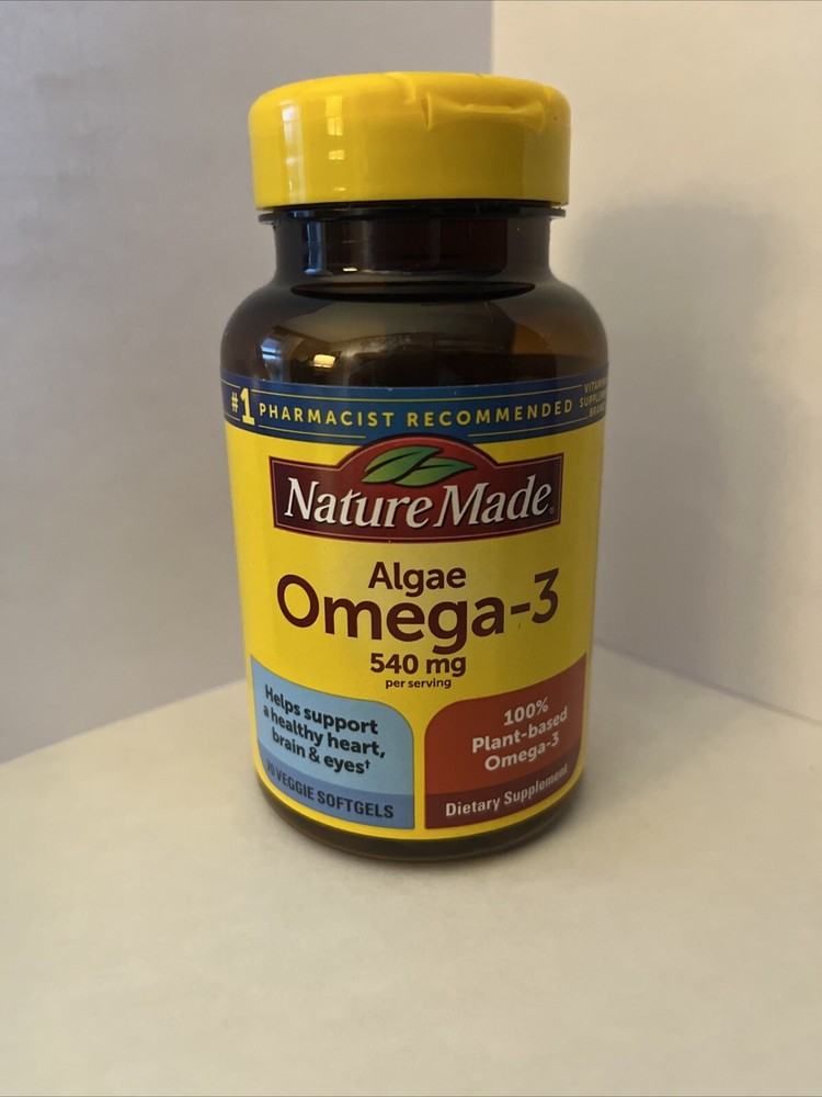 Algae 540 Mg Omega 3 Supplement, Alternative to Omega 3 Fish Oil Supplements, 70