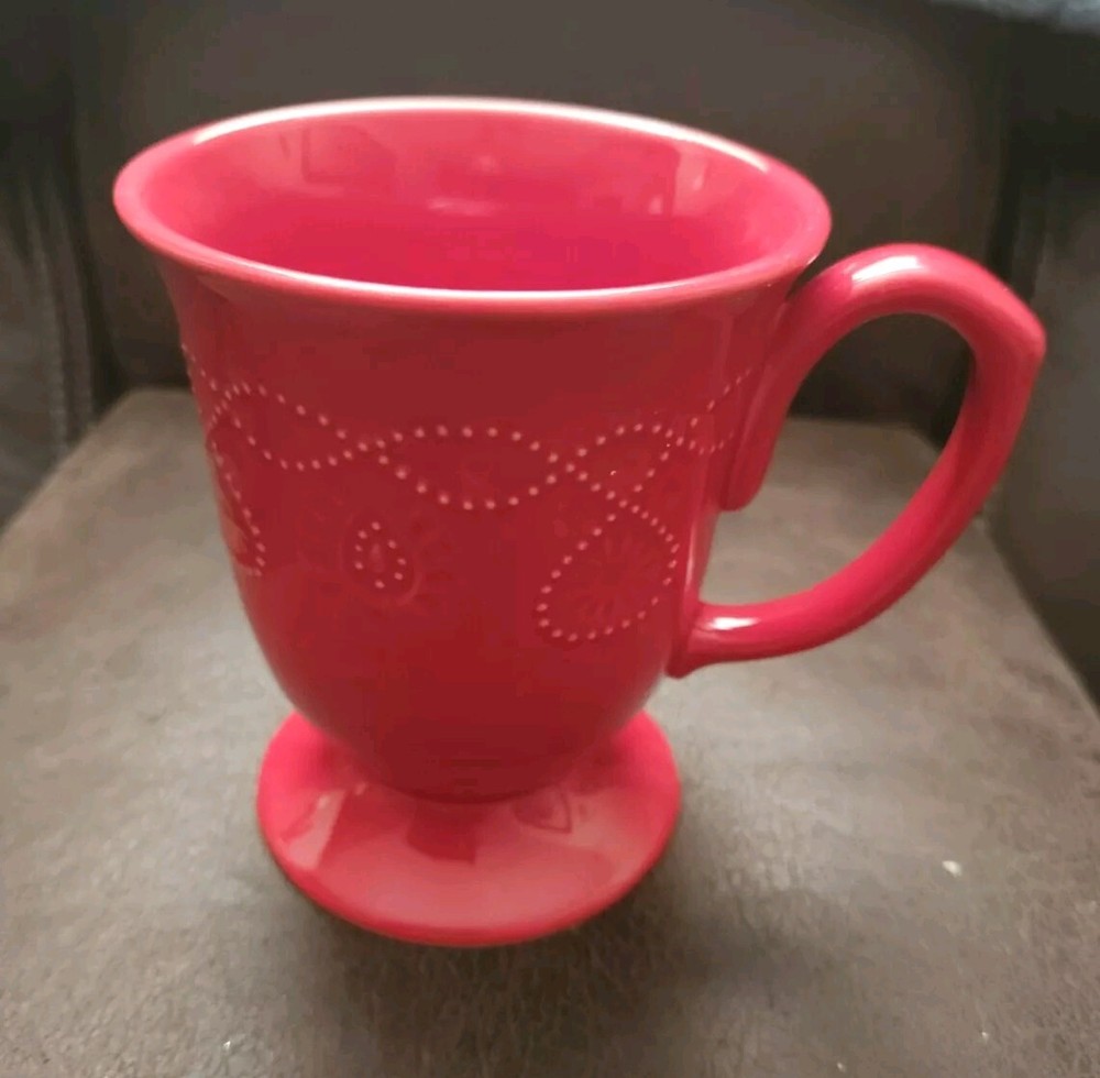 Pioneer Woman Cowgirl Lace Red 14-Oz Coffee and Tea Mug