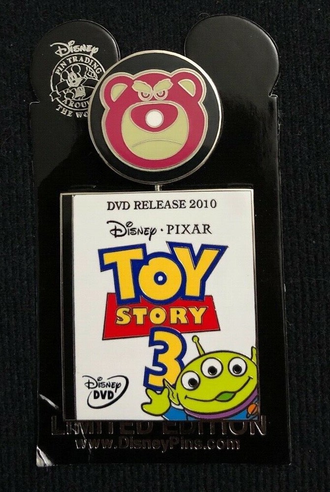 Rare Disney Pixar Toy Story 3 DVD Release Alien Lotso LE Disney Pin 80584