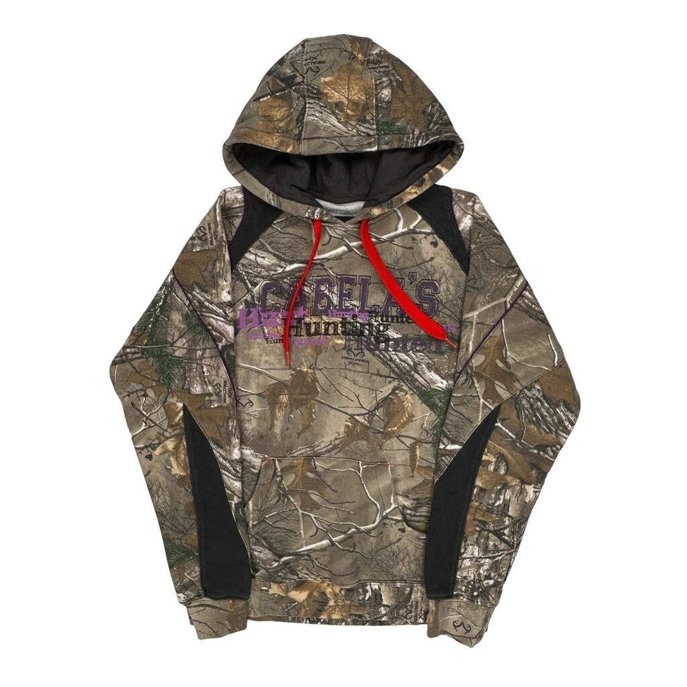 Cabelas Hoodie - Small Camo Polyester