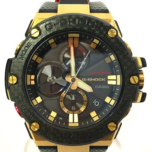 Casio G-Shock 35th Anniversary Gold Tornado GST B100 Men's Wristwatch HI 160 Used