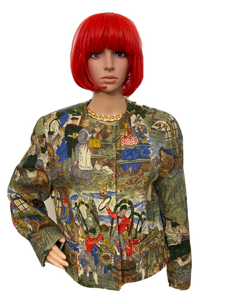 RARE!!Vintage LODENFREY 100% Wool Women’s Jacket Coat AUSTRIA