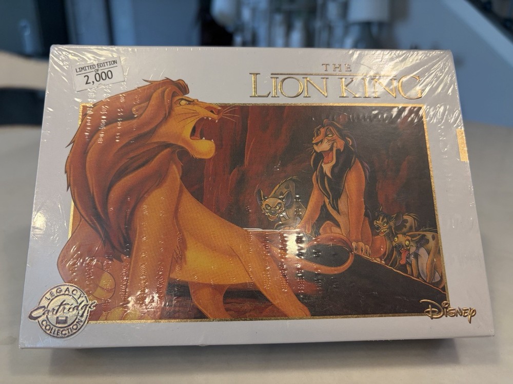 THE LION KING Nintendo SNES LEGACY CARTRIDGE COLLECTION SOLD OUT XXXX/2000 RARE