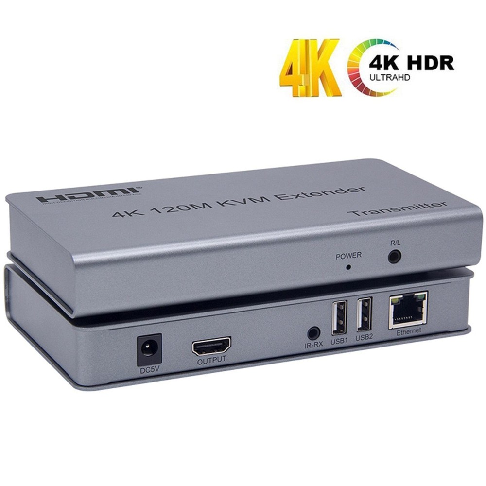 4K HDMI KVM Extender 120M 1080P HD No Delay with USB Control