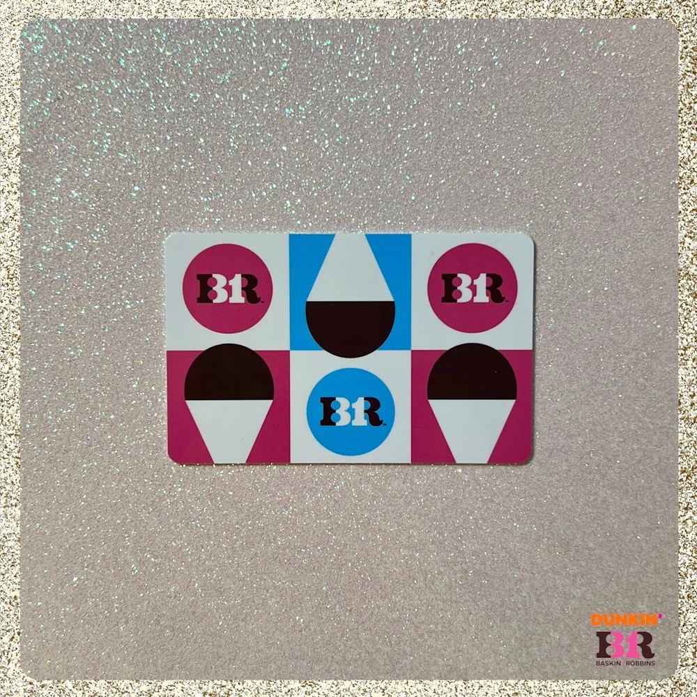 Baskin Robbins/Dunkin Gift Card w/ Mag Strip $0 MINT