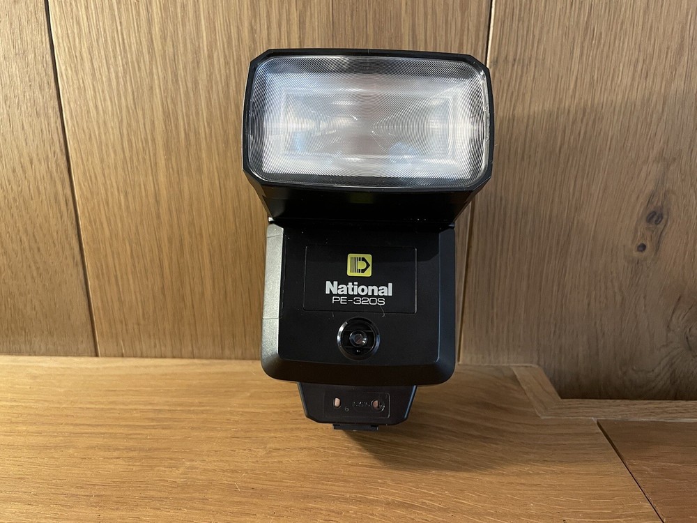 *Near Mint* National PE-320S External Dimmable Auto Flash From Japan #A9-15A