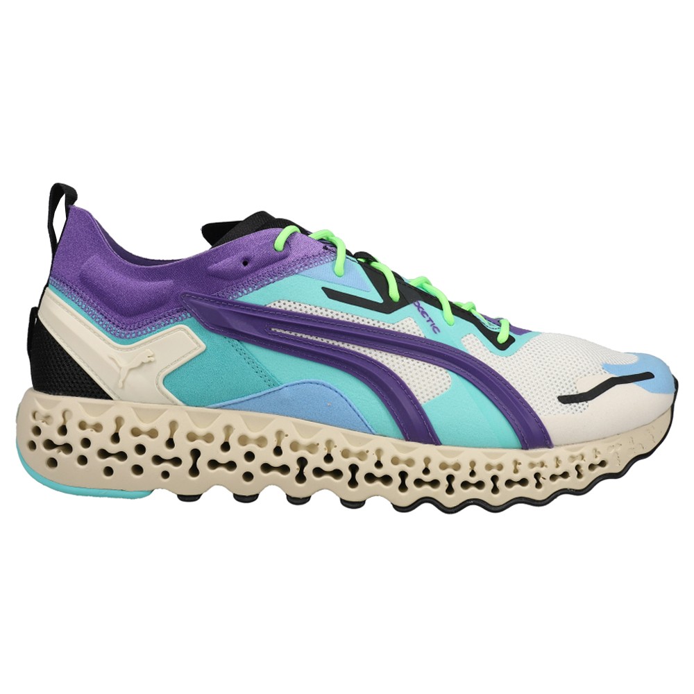 PUMA Calibrate Restored Metric Running Shoes for Men in Off White - Athletic Style 3