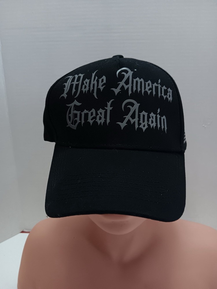 Donald Trump Maga Make America Great Again Black/Gray Trucker Baseball Hat Cap