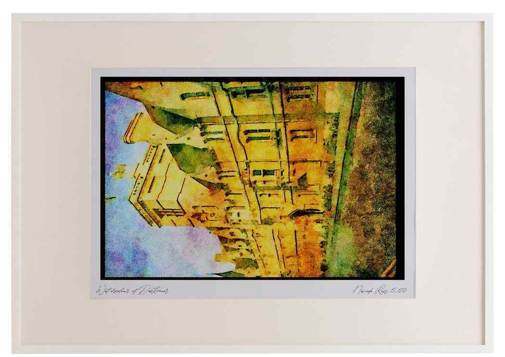 734003 Balliol College Broad Street Oxford Great Britain A3 Picture Frame Water