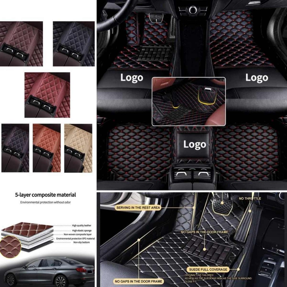 Smart Fortwo & Forfour Waterproof PU Leather Floor Mats Front & Rear