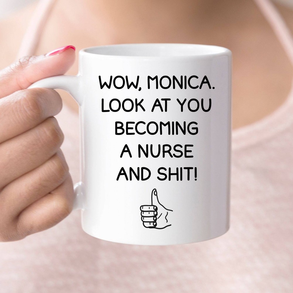 New Nurse Mug Personalized Nurse Graduation Ceramic Cup Funny Nurse Gift