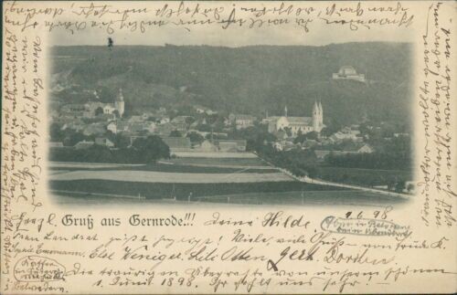 Ansichtskarte Gernrode 1898  (Nr.9050)