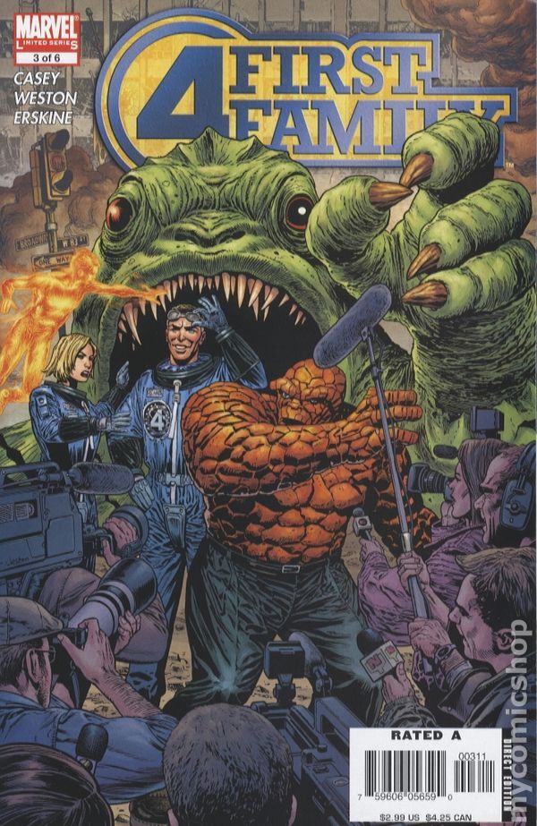 Fantastic Four First Family #3 VG 2006 Stock Image Low Grade
