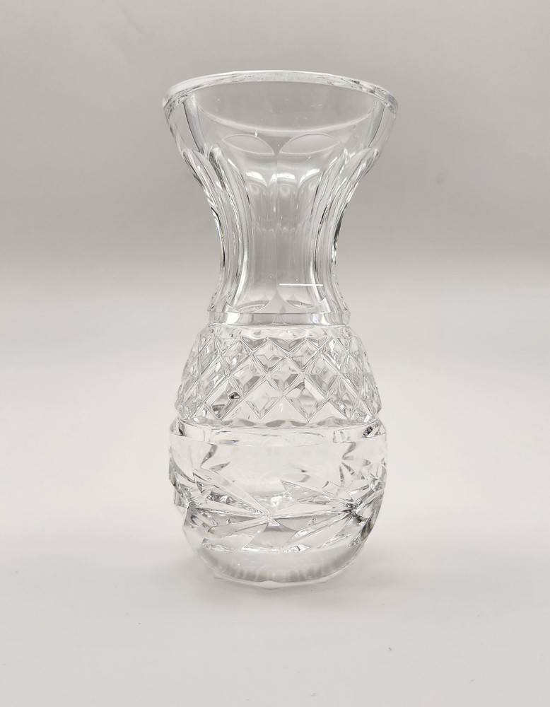Waterford Crystal Glandore Violet Bud Vase 3 7/8 Inch Elegant Floral Design
