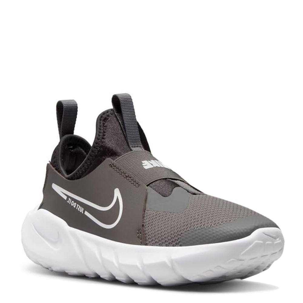 Boy's Nike, Flex Runner 2 Sneaker - Little Kid DJ6040-003 Pewter/White FABRIC