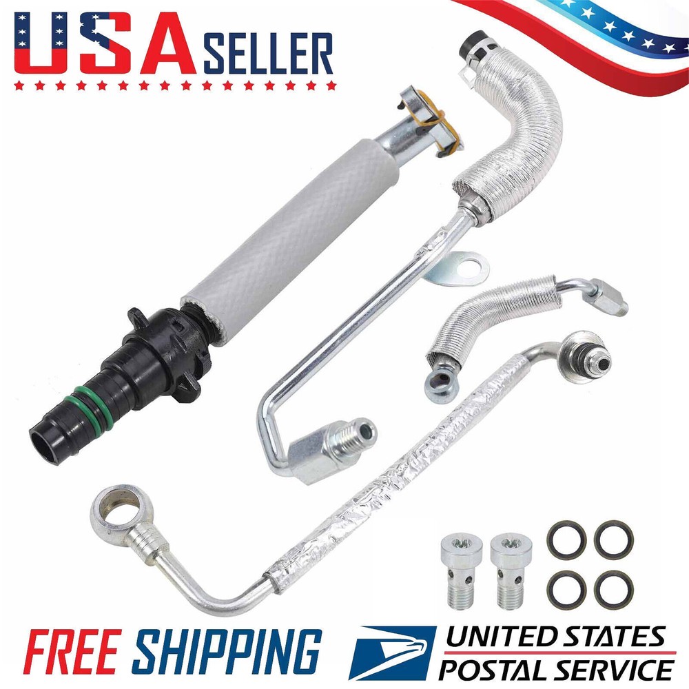 Turbo Charger Coolant Return Hose Line For Chevy Cruze Sonic Buick 1.4L 55567067