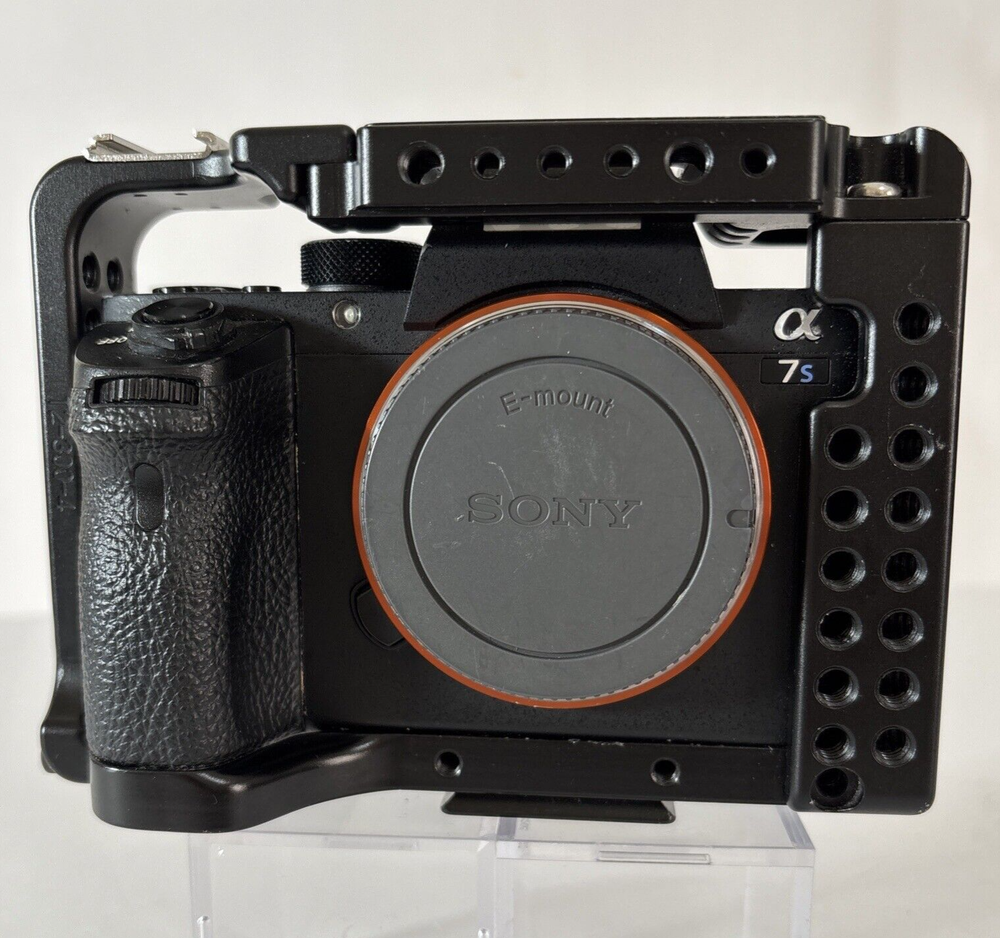 Sony A7S II Full Frame Mirrorless Digital Camera Body w/Movcam Cage-Shutter 6377