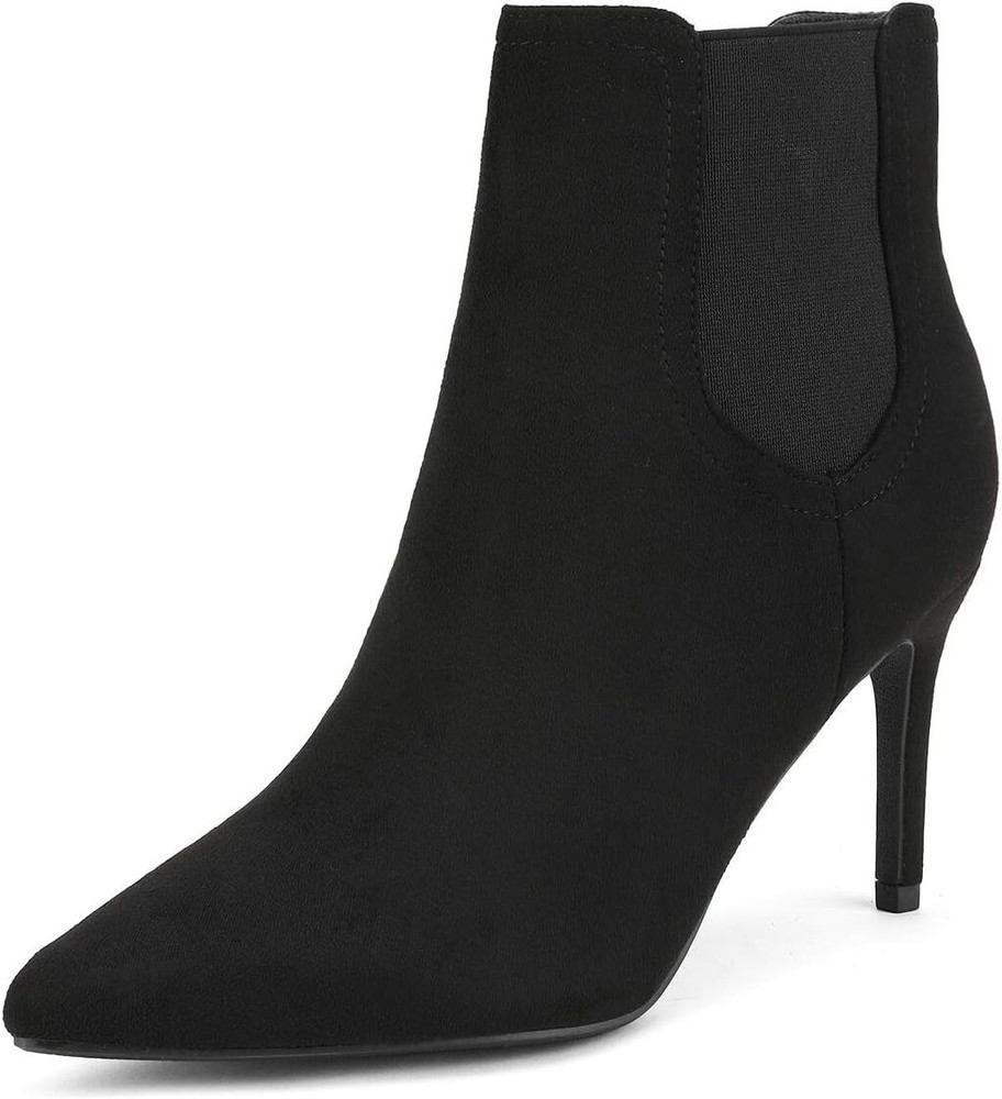Dream Pairs Women’s Pointed Toe Stiletto Ankle Booties High Heels
