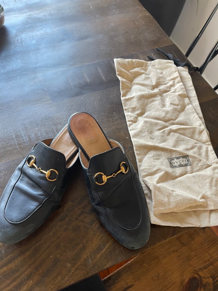 Gucci Princetown Loafer Mule for Women, Size 38.5/8.5 - Black