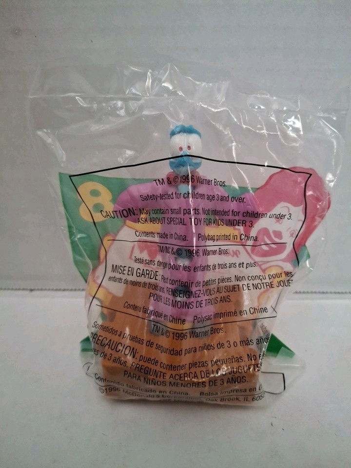1996 McDonald's Space Jam Nerdlucks Happy Meal Toy #8 New Sealed Vintage