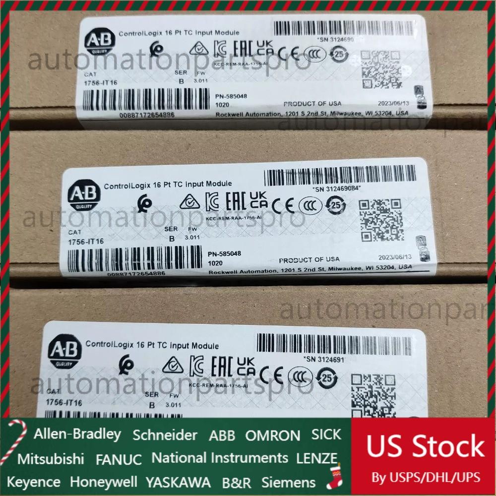 New Allen-Bradley 1756-IT16 PLC SER B ControlLogix 1756IT16 Input Module