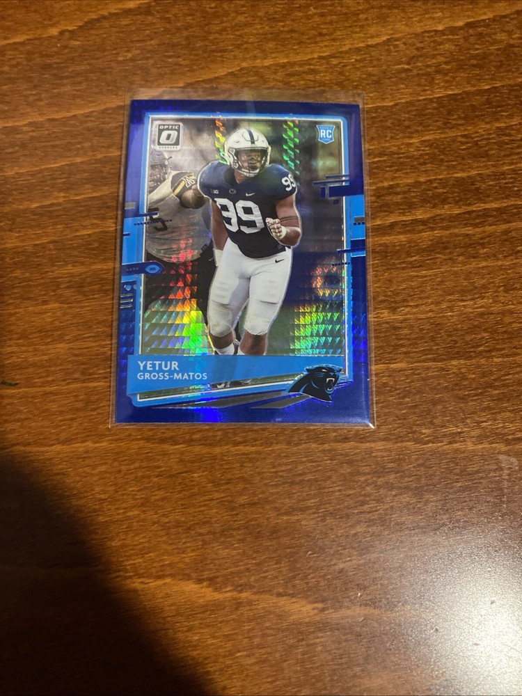 YETUR GROSS-MATOS 2020 DONRUSS OPTIC BLUE HYPER PRIZM RC PANTHERS  PENN STATE O2