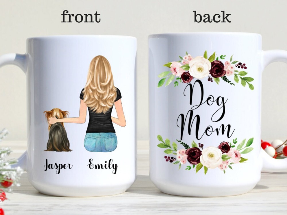 Custom Dog Mom Mug Personalized Dog Lover Gift Dog Mom Gift Dog Owner Gift Dog