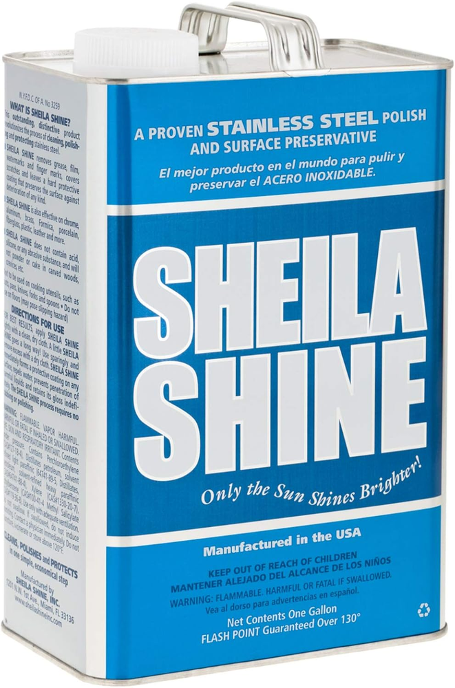 Sheila Shine 1 Gallon Stainless Steel Cleaner Polish for Shine Protection