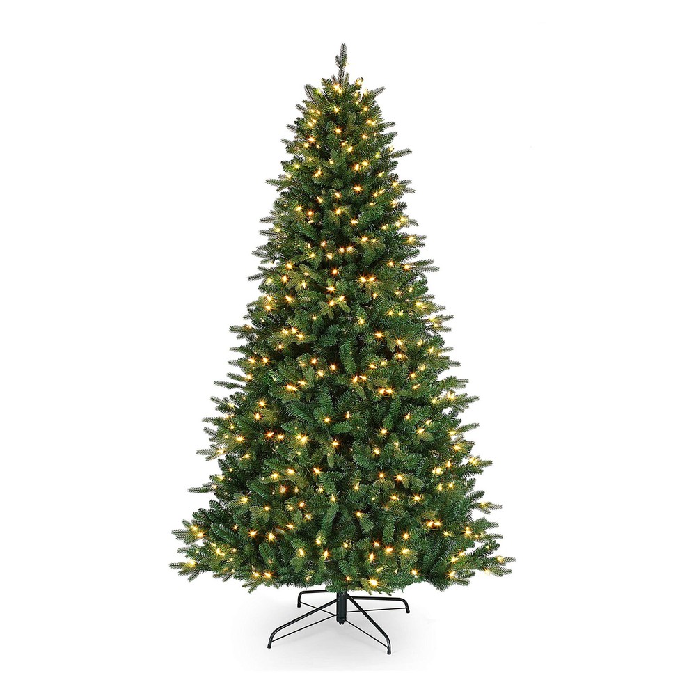 Alexa-Compatible Smart Pre-Lit Artificial Christmas Tree with 40 Warm White Lights