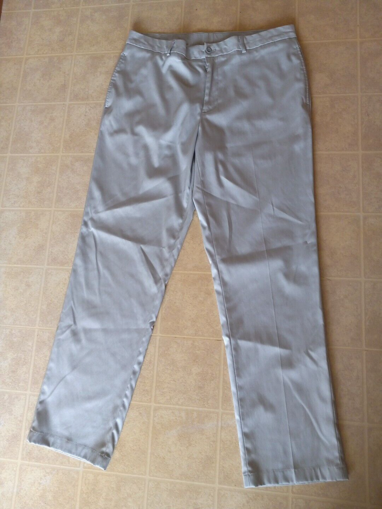 Slazenger Mens Size 36x32 Gray Golf Trouser Pants Lightweight Work golf