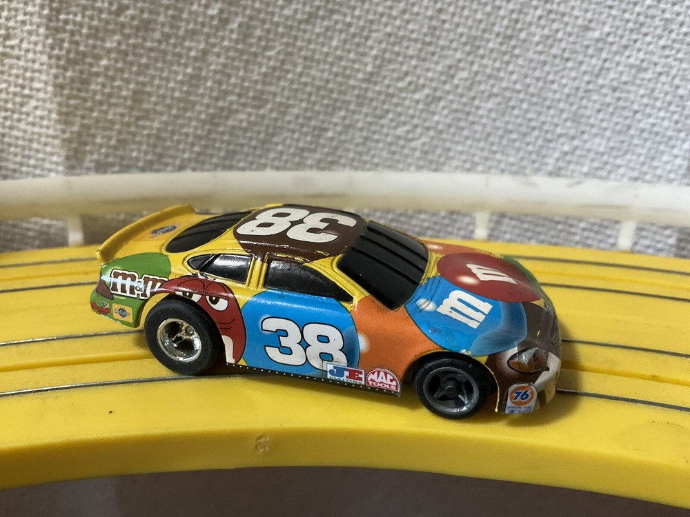 slot car Like life ho used t chassis m&ms stocker…..
