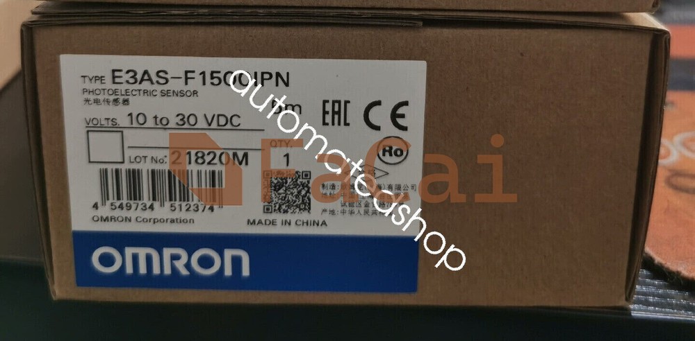 1PCS OMRON E3AS-F1500IPN PHOTOELECTRIC SENSOR 10-30VDC 5m NEW
