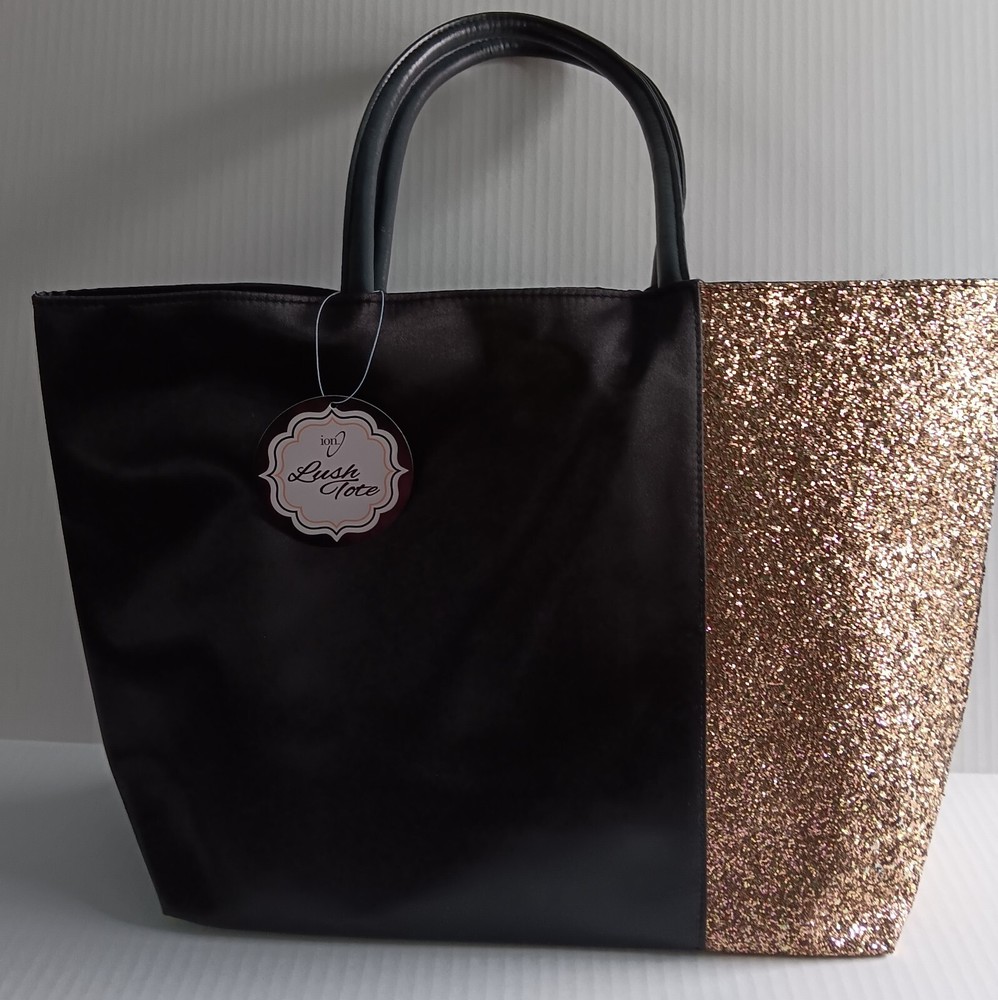 Ion Brand Lush Tote Glitter Rose Gold