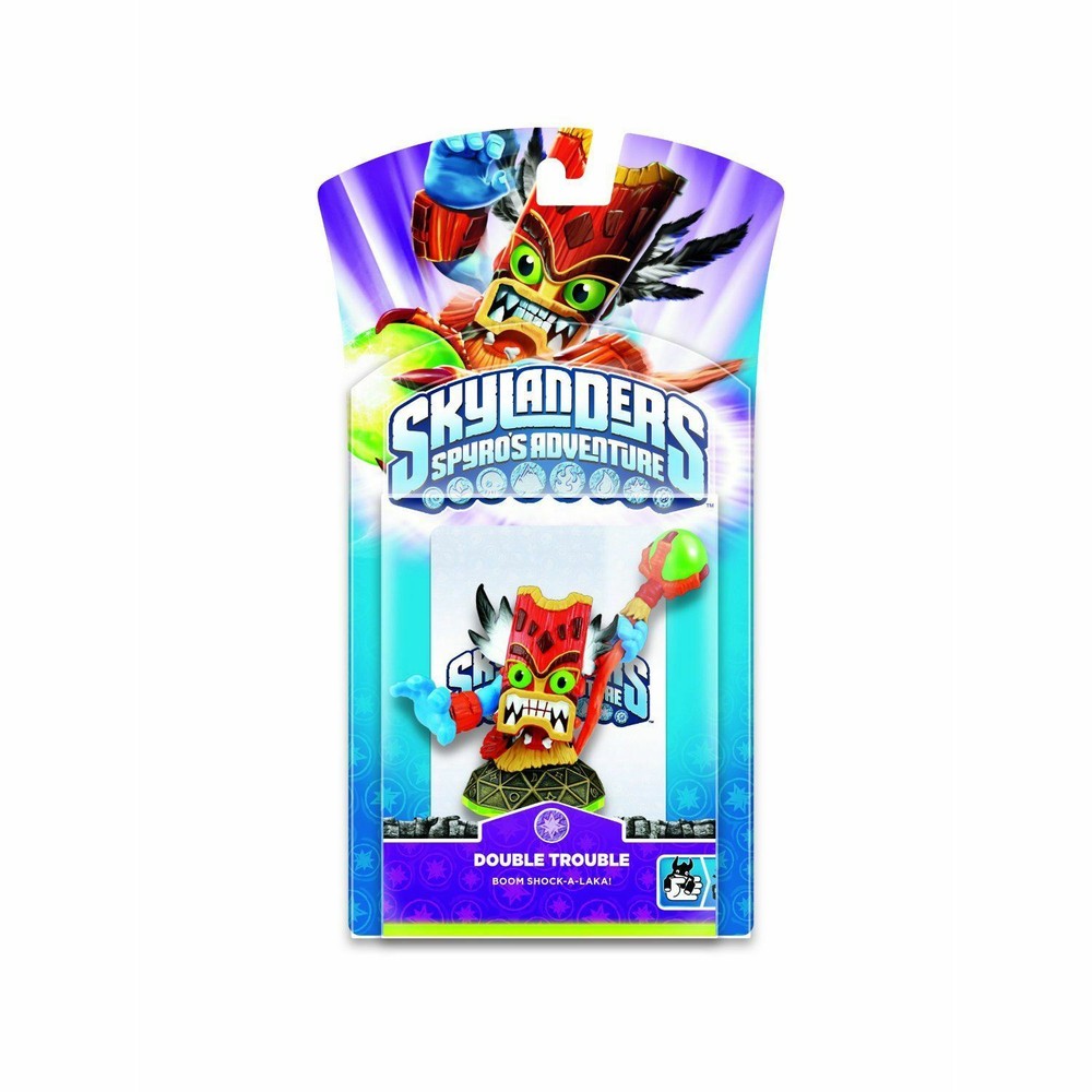 SKYLANDERS SPYRO'S ADVENTURE CHARACTER PACK DOUBLE TROUBLE NEW Damaged Packaging