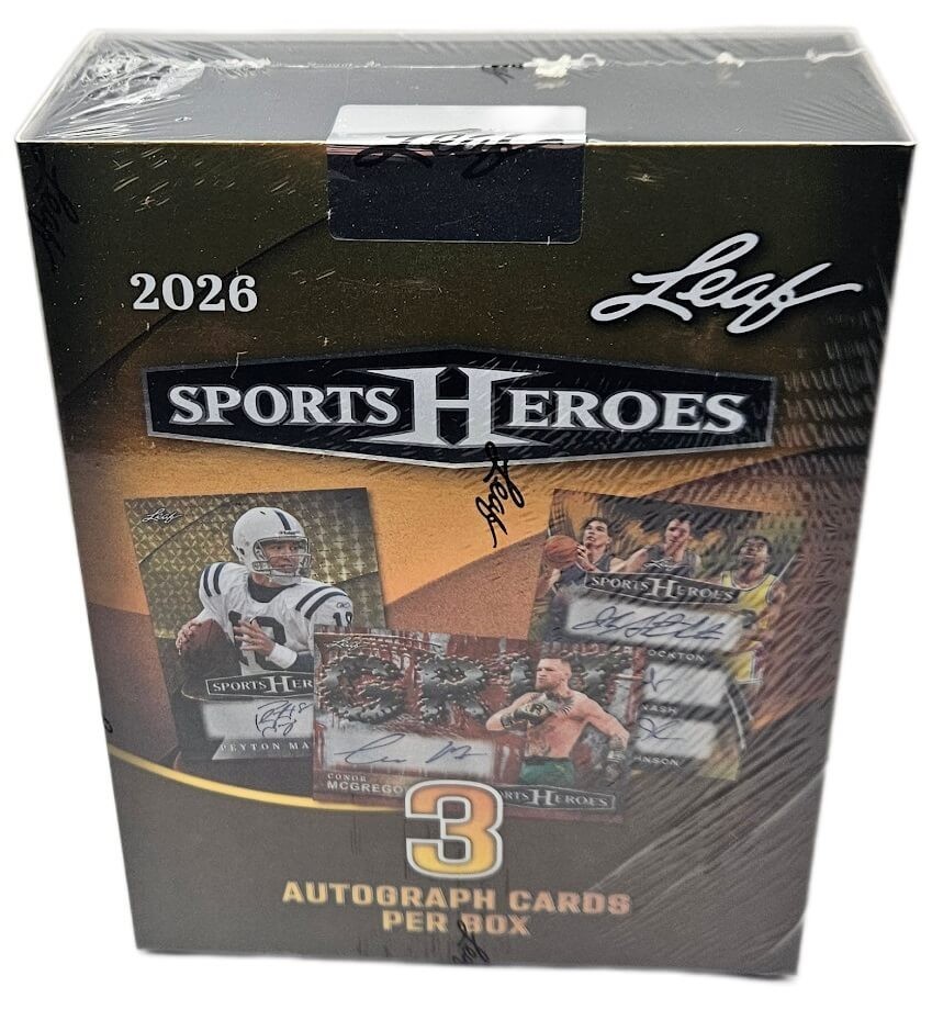 2026 Leaf Metal Sports Heroes Multi Sport Edition Hobby Box 3 Autographs Per Box