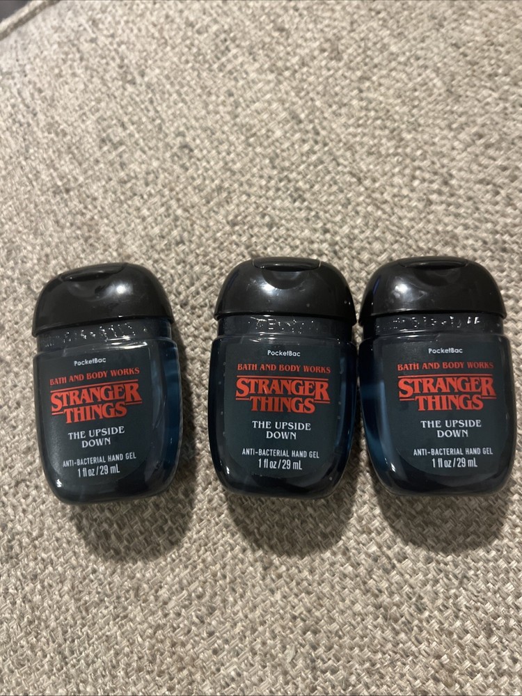 THE UPSIDE DOWN PocketBac Sanitizer STRANGER THINGS Bath & Body Works 3 PACK