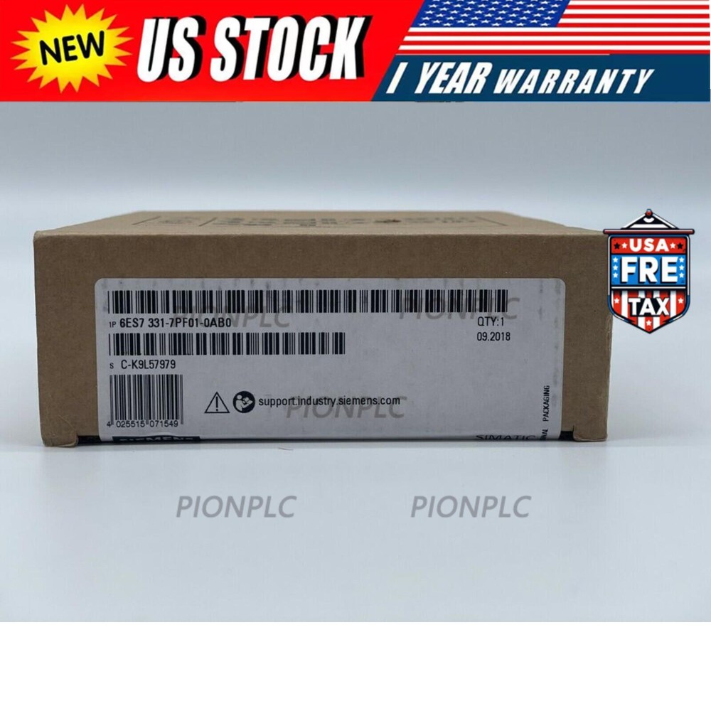 1 PCS Siemens PLC 6ES7331-7PF01-0AB0 6ES7 331-7PF01-0AB0 New In Box Fast Ship