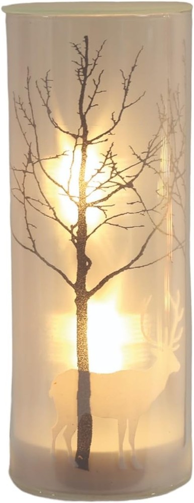 LED Light Shooting Star Winter Forest 20cm Lantern Festive Christmas Decoration