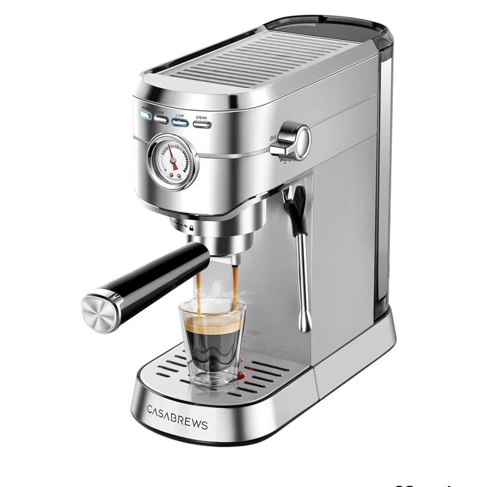 CASABREWS CM5418 Espresso Machine 20 Bar, Compact Espresso Maker with Steam Milk