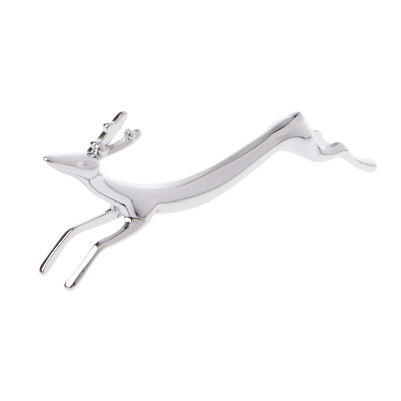 Zinc Alloy Deer-Shaped Chopstick Rest Stand for Tableware Decoration
