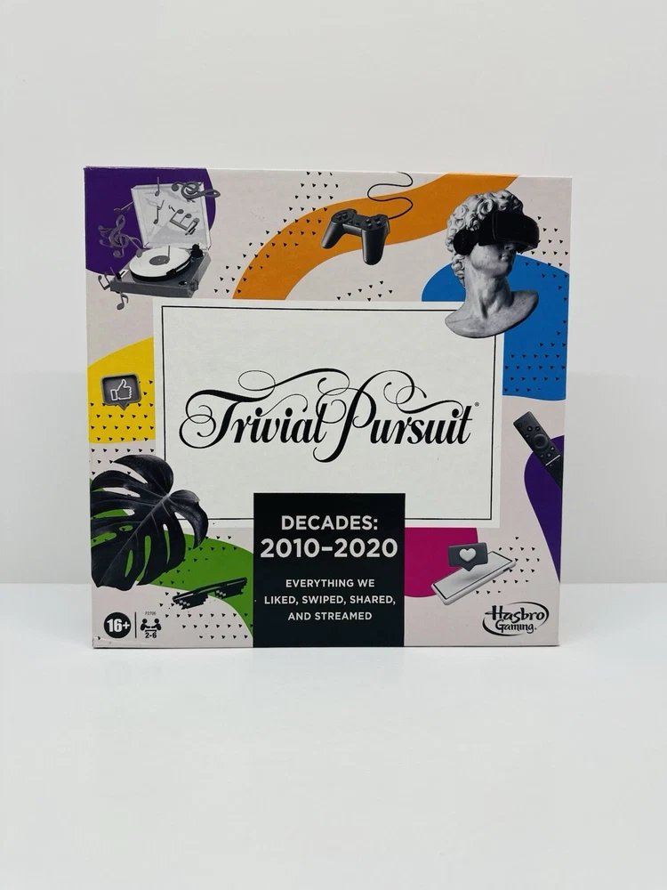 Trivial Pursuit Decades 2010 - 2020 Hasbro Gaming Board Game