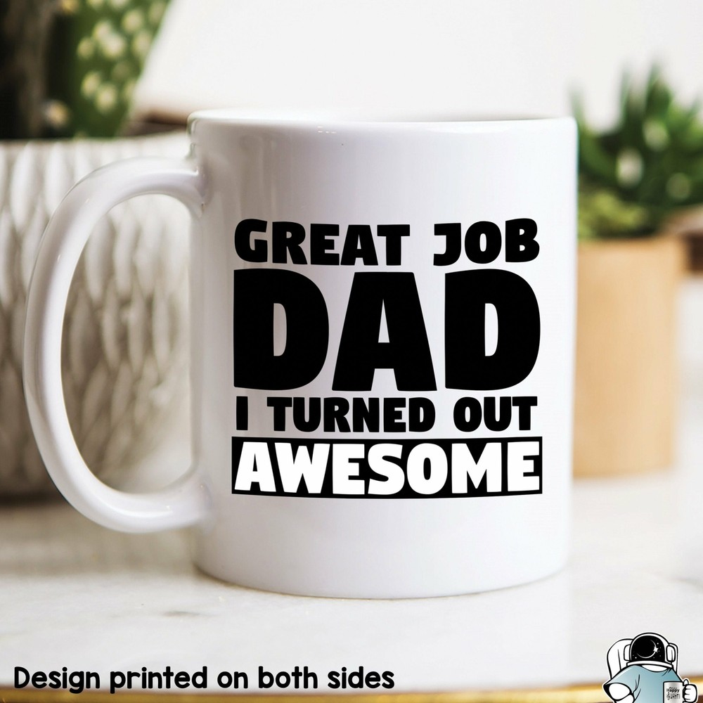 Awesome Dad Mug - Funny Gift for Father's Day or Birthday