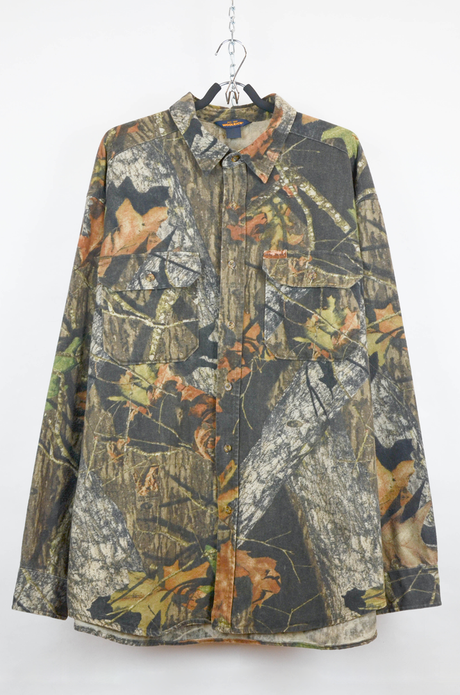 Vintage Woolrich Camo Hunting Shirt in Real Tree Pattern – Size XXL