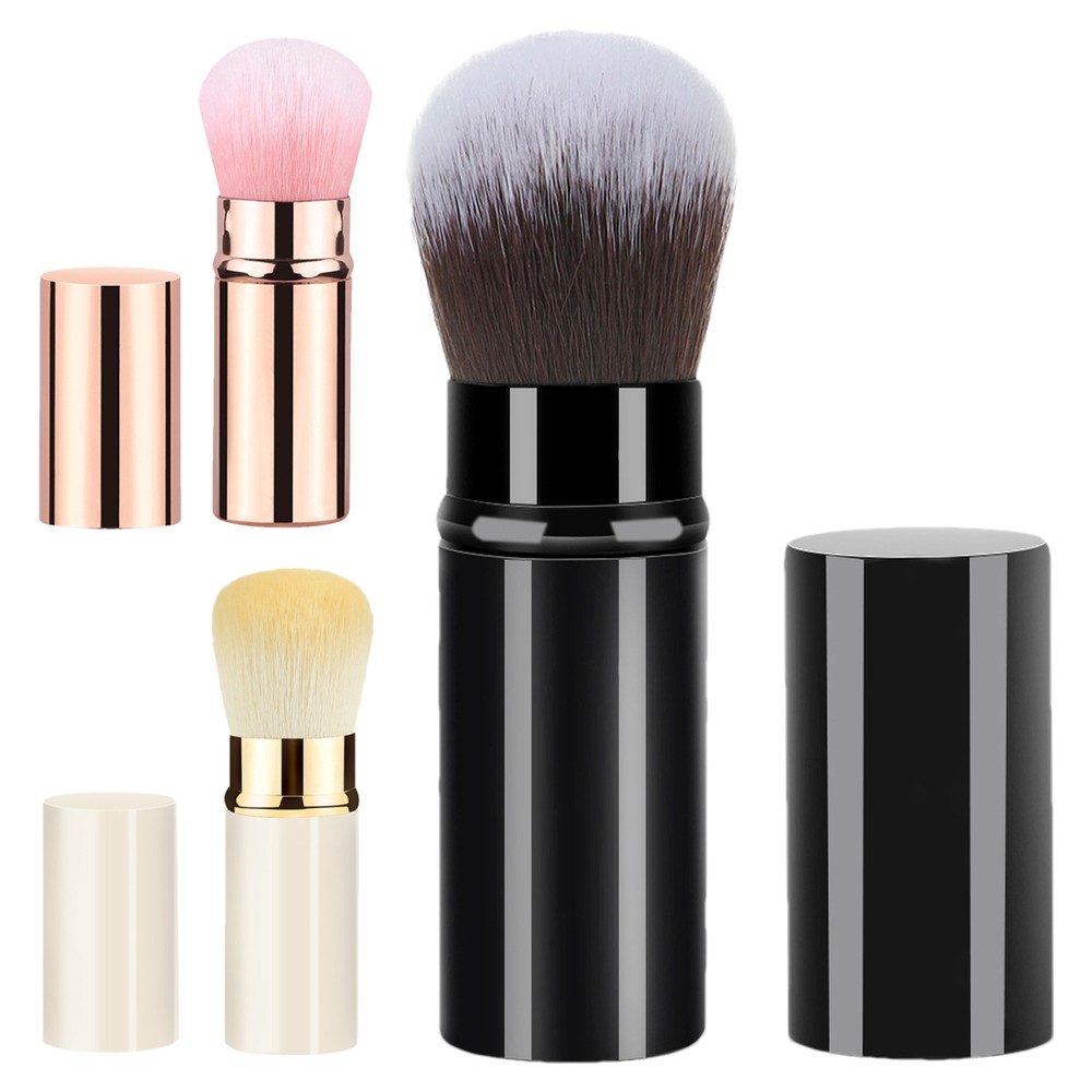 Retractable Makeup Brush Powder Foundation Blush Brush Travel Face Make Up Brush