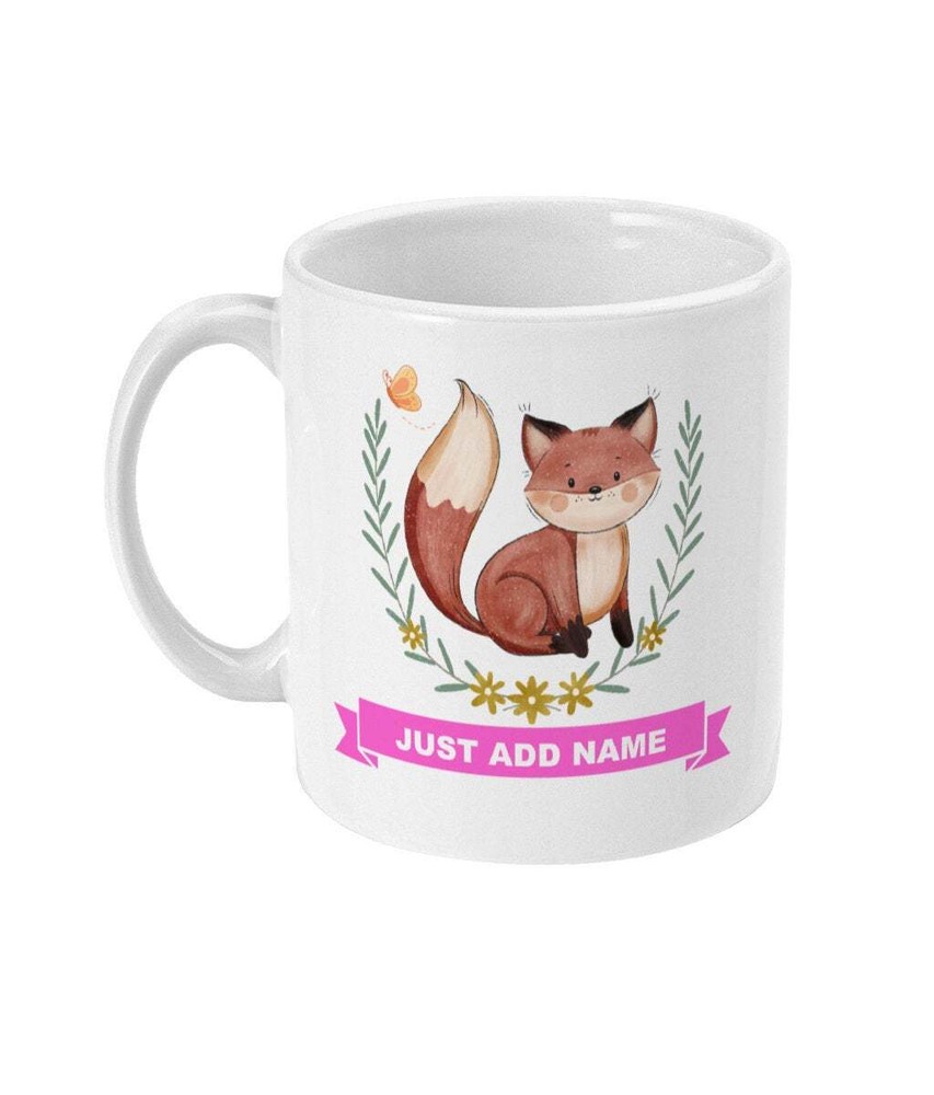 Fox Gift Personalised Fox Mug Fox Lover Cute Fox Fox Fan Personalized Fox Gifts