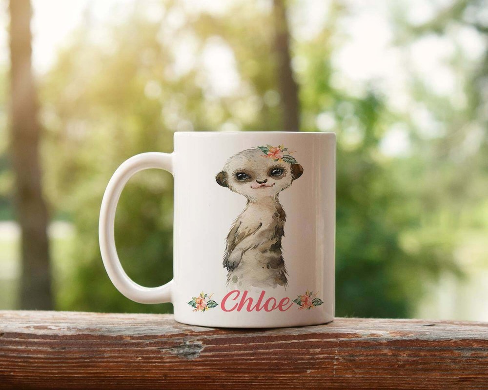Personalised Meerkat Mug Meerkat Lover Personalised Mug Personalised Meerkat
