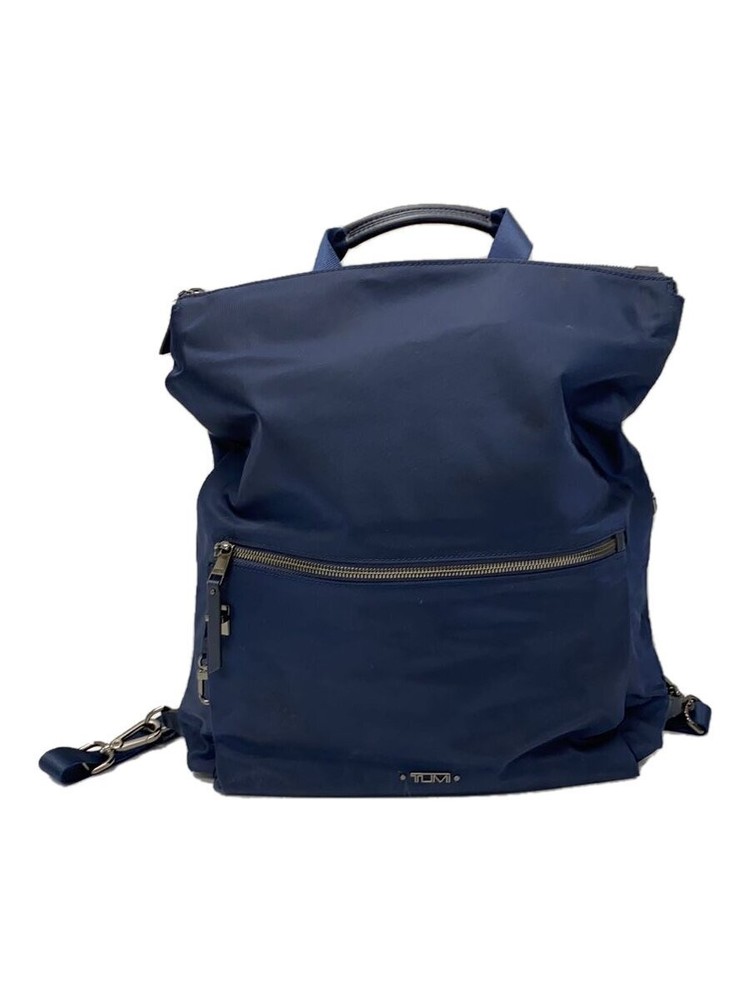 Tumi Nylon Navy Plain Backpack 196446Mdt 1267