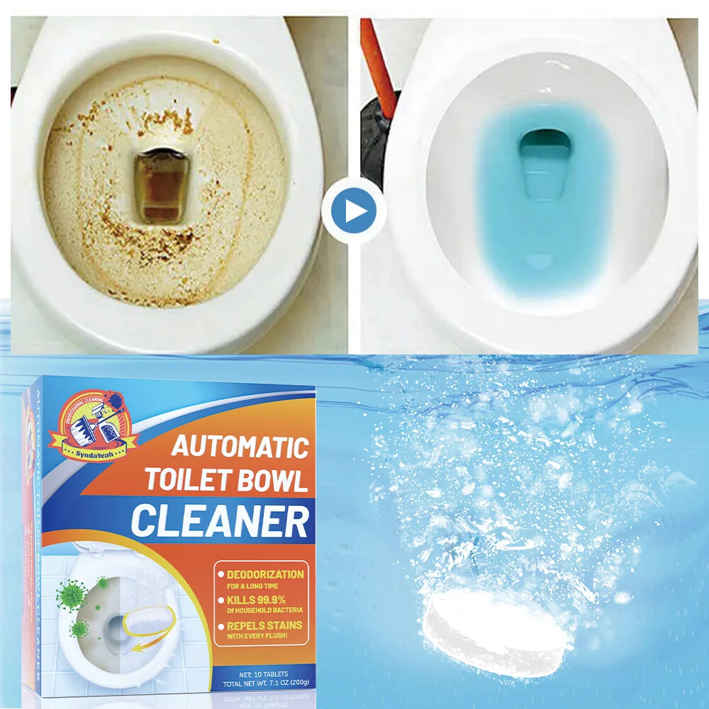 Automatic Tablets Value Pack Toilet Cleaning Tools For Deodorizing Descaling Lot