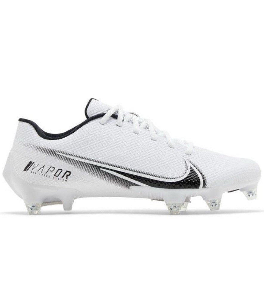 Nike Vapor Edge Speed 360 Men Size 12.5 Detachable Studs Football Cleats White