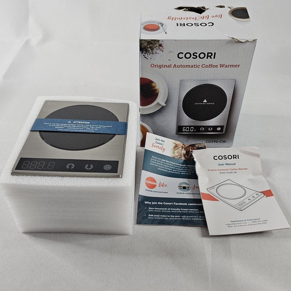 COSORI CO294-CW Coffee Mug Warmer for Desk or Dorm New Open Box  